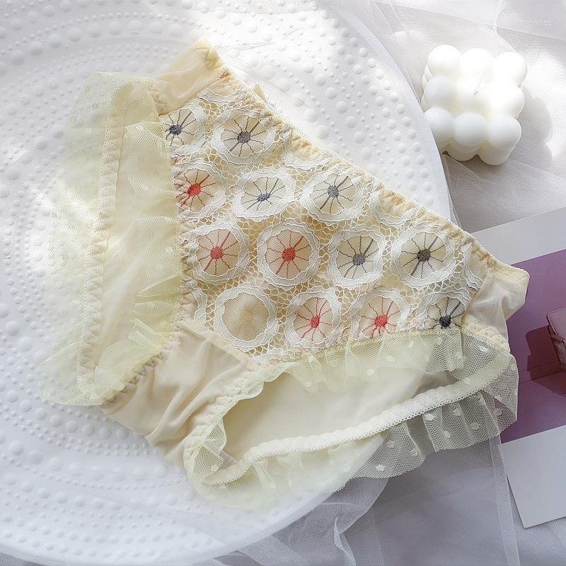 Women's Panties Cute Sexy Lingerie Women Underwear Seamless Thong Briefs Plus Size Ruffles Mesh Lace Panty Femme Embroidery, White
Women's Panties Cute Sexy Lingerie Women Underwear Seamless Thong Briefs Plus Size Ruffles Mesh Lace Panty Femme Embroidery, White