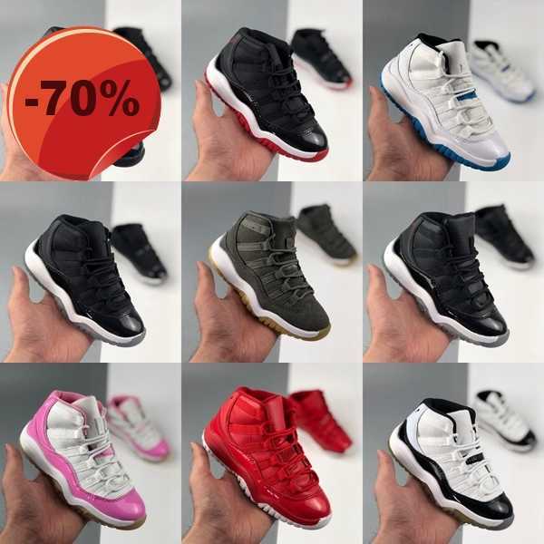High shoes Top Bred 11s 11 Boys Girls Children Youth Lady Basketball Shoes Sports Sneaker Pink Blue Trainers Outdoor kids jumpman des Chaussures
High shoes Top Bred 11s 11 Boys Girls Children Youth Lady Basketball Shoes Sports Sneaker Pink Blue Trainers Outdoor kids jumpman des Chaussures
