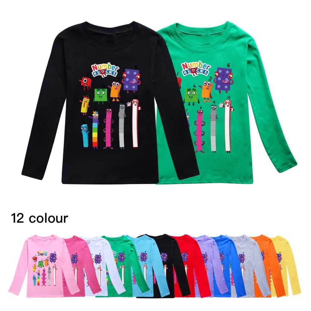T-shirts Anime Number Blocks T Shirt Kids Spring/autumn Sweatshirt Baby Girls Casual T-shirt Baby Boys Long Sleeves Top Children Clothing T221207, Color 8
T-shirts Anime Number Blocks T Shirt Kids Spring/autumn Sweatshirt Baby Girls Casual T-shirt Baby Boys Long Sleeves Top Children Clothing T221207, Color 8