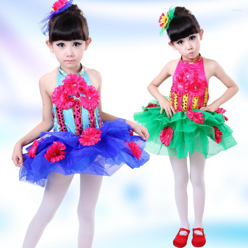 Stage Wear Children Modern Dance Tulle Dress Girl Ballet Performance Leotard Costume Baby Girls Flower TUTU, Green
Stage Wear Children Modern Dance Tulle Dress Girl Ballet Performance Leotard Costume Baby Girls Flower TUTU, Green