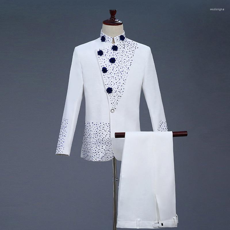 Men' Suits Men' Retro Zhongshan Suit Chinese Style Dress White Diamond-inlaid Collar Blazer Mens, Picture shown
Men' Suits Men' Retro Zhongshan Suit Chinese Style Dress White Diamond-inlaid Collar Blazer Mens, Picture shown