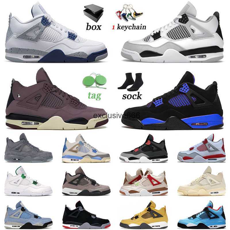 Blue Thunder With Men 4s Basketball Shoes IV Jumpman Violet Ore Jorda 4 Offs White Military Black Cat Mens Women Athletic Trainers, B33 violet ore 36-47
Blue Thunder With Men 4s Basketball Shoes IV Jumpman Violet Ore Jorda 4 Offs White Military Black Cat Mens Women Athletic Trainers, B33 violet ore 36-47