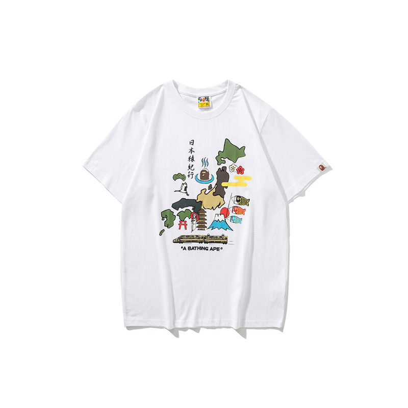 Bape Luxury Fashion Brand Mens T Shirt Carp Flag Letter Print Short Sleeve Round Neck Summer Loose T-Shirt Top White Asian Size M-3XL
Bape Luxury Fashion Brand Mens T Shirt Carp Flag Letter Print Short Sleeve Round Neck Summer Loose T-Shirt Top White Asian Size M-3XL