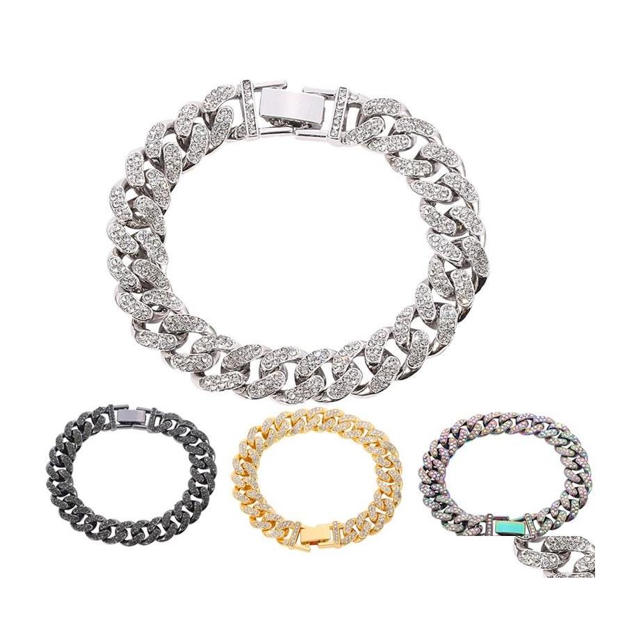 Chain Fashion Luxury 18Cm Iced Out Link Chain Bracelet For Women Men Gold Sier Color Bling Rhinestone Jewelry 277 D3 Drop Delivery Br Dhmpj
Chain Fashion Luxury 18Cm Iced Out Link Chain Bracelet For Women Men Gold Sier Color Bling Rhinestone Jewelry 277 D3 Drop Delivery Br Dhmpj