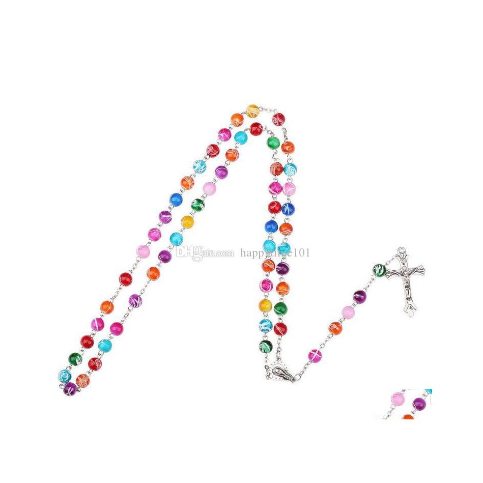 Pendant Necklaces Colorf Polymer Clay Bead Rosary Pendant Necklace Alloy Cross Virgin Mary Centrepieces Christian Catholic Religious Dhxtl
Pendant Necklaces Colorf Polymer Clay Bead Rosary Pendant Necklace Alloy Cross Virgin Mary Centrepieces Christian Catholic Religious Dhxtl