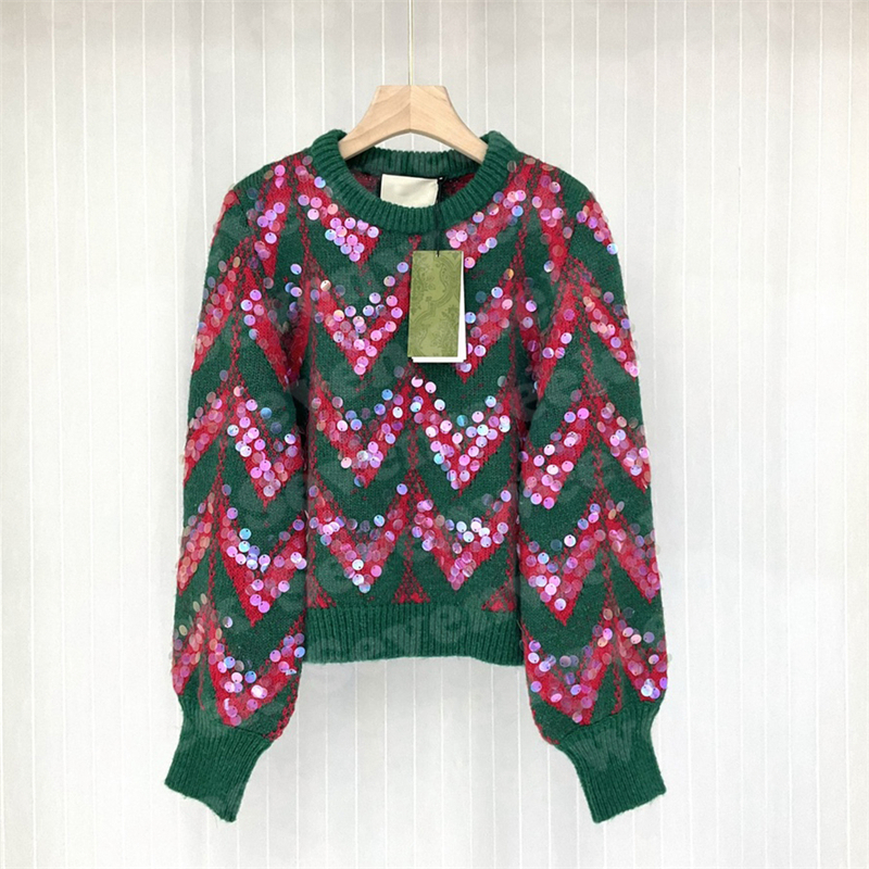 High Grade Sweaters Pullover For Women Bling Sequins Fashion Womens Knitting Hoodie Design Sweatshirts Tops Autumn Winter, Green
High Grade Sweaters Pullover For Women Bling Sequins Fashion Womens Knitting Hoodie Design Sweatshirts Tops Autumn Winter, Green
