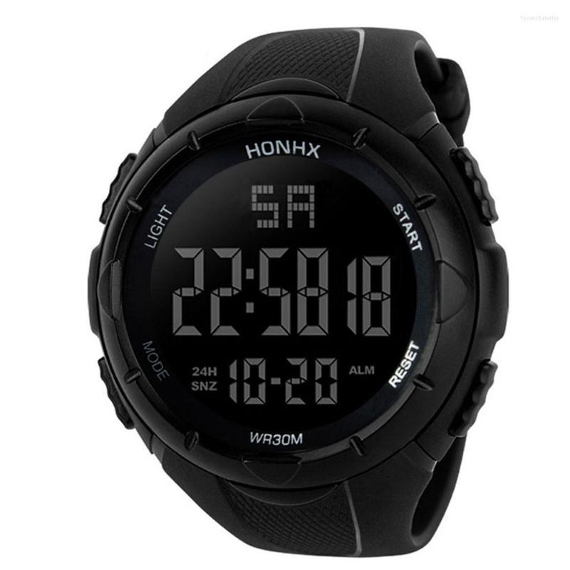 Wristwatches Men Watch Portable Shockproff Sports Week Display Electronic Wristwatch Home Camping Exercising Watches Birthday Gifts, Black
Wristwatches Men Watch Portable Shockproff Sports Week Display Electronic Wristwatch Home Camping Exercising Watches Birthday Gifts, Black