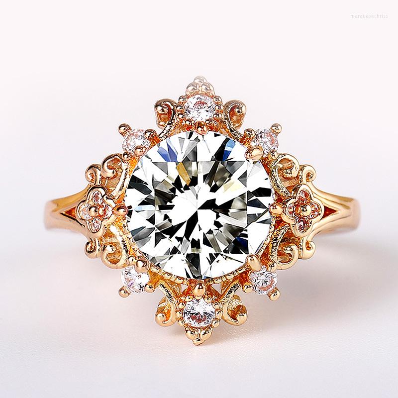 Wedding Rings Huitan Women's Vintage Aesthetic Design Shiny Cubic Zirconia Anniversary Party Ring Beauty Gift Trend Jewelry
Wedding Rings Huitan Women's Vintage Aesthetic Design Shiny Cubic Zirconia Anniversary Party Ring Beauty Gift Trend Jewelry