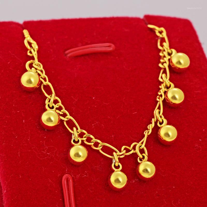 Anklets Lovely Beach Anklet Chain Yellow Gold Filled Ball Design Charm Womens Foot Fashion Jewelry Gift
Anklets Lovely Beach Anklet Chain Yellow Gold Filled Ball Design Charm Womens Foot Fashion Jewelry Gift