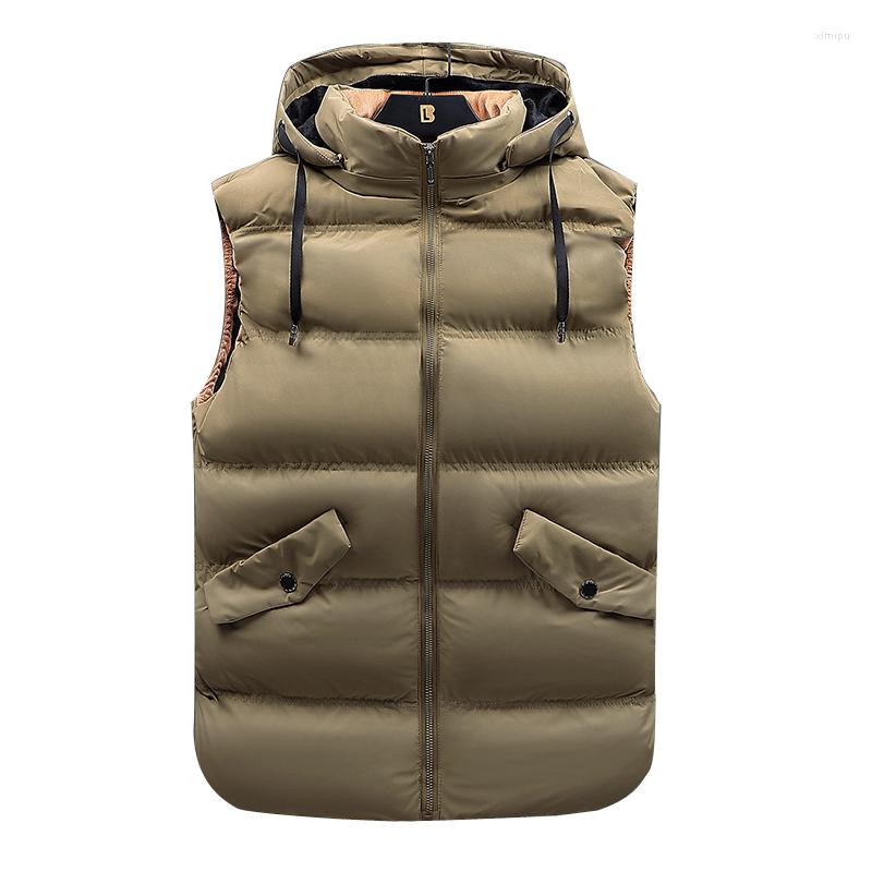Men's Vests Men's Vest Jacket Winter Waterproof Warm Sleeveless Men Coat Fashion Hooded Casual Autumn Thicken Waistcoat, Black
Men's Vests Men's Vest Jacket Winter Waterproof Warm Sleeveless Men Coat Fashion Hooded Casual Autumn Thicken Waistcoat, Black