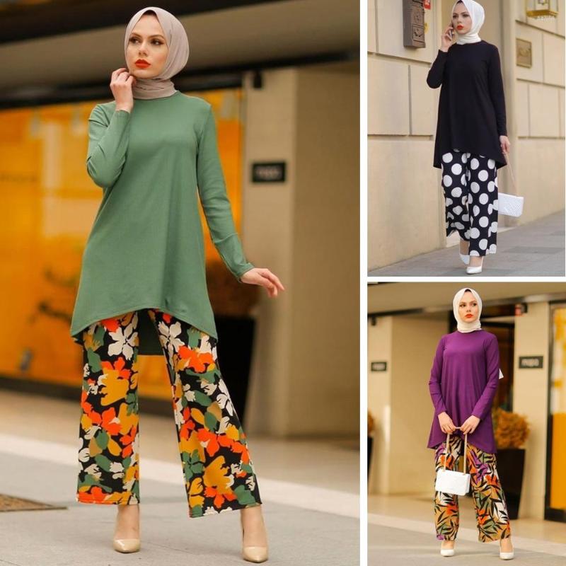 Ethnic Clothing Eid Ramadan Muslim Women Arabic Abaya 2 Pieces Set Middle East Dubai Long Sleeve Tops Pants Loose Full Cover Islamic
Ethnic Clothing Eid Ramadan Muslim Women Arabic Abaya 2 Pieces Set Middle East Dubai Long Sleeve Tops Pants Loose Full Cover Islamic