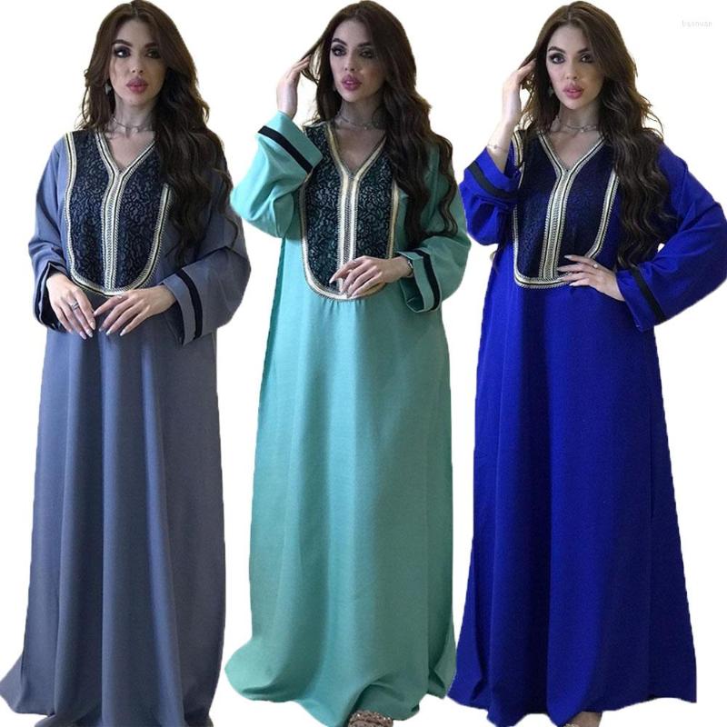 Ethnic Clothing Fashion Muslim Lace Long Dress Women Dubai Abaya Turkey Kaftan Moroccan Caftan Arabic Robe Afircan Dresses Djellaba Eid
Ethnic Clothing Fashion Muslim Lace Long Dress Women Dubai Abaya Turkey Kaftan Moroccan Caftan Arabic Robe Afircan Dresses Djellaba Eid