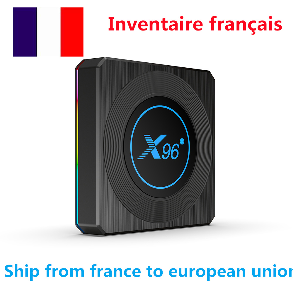 Ship from FRANCE X96 X4 TV BOX Android 11 OS Amlogic S905X4 quad core 4GB 32GB Quad Core 2.4G/5G WIFI BT4.1 1000M LAN