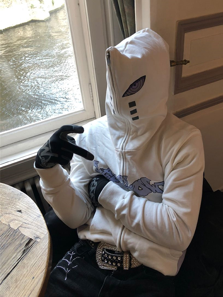 Women's Hoodies Sweatshirts Y2K Clothes Zip Jacket Hip Hop Streetwear Sweatshirt Graphic Print Goth Harajuku Grunge 221206