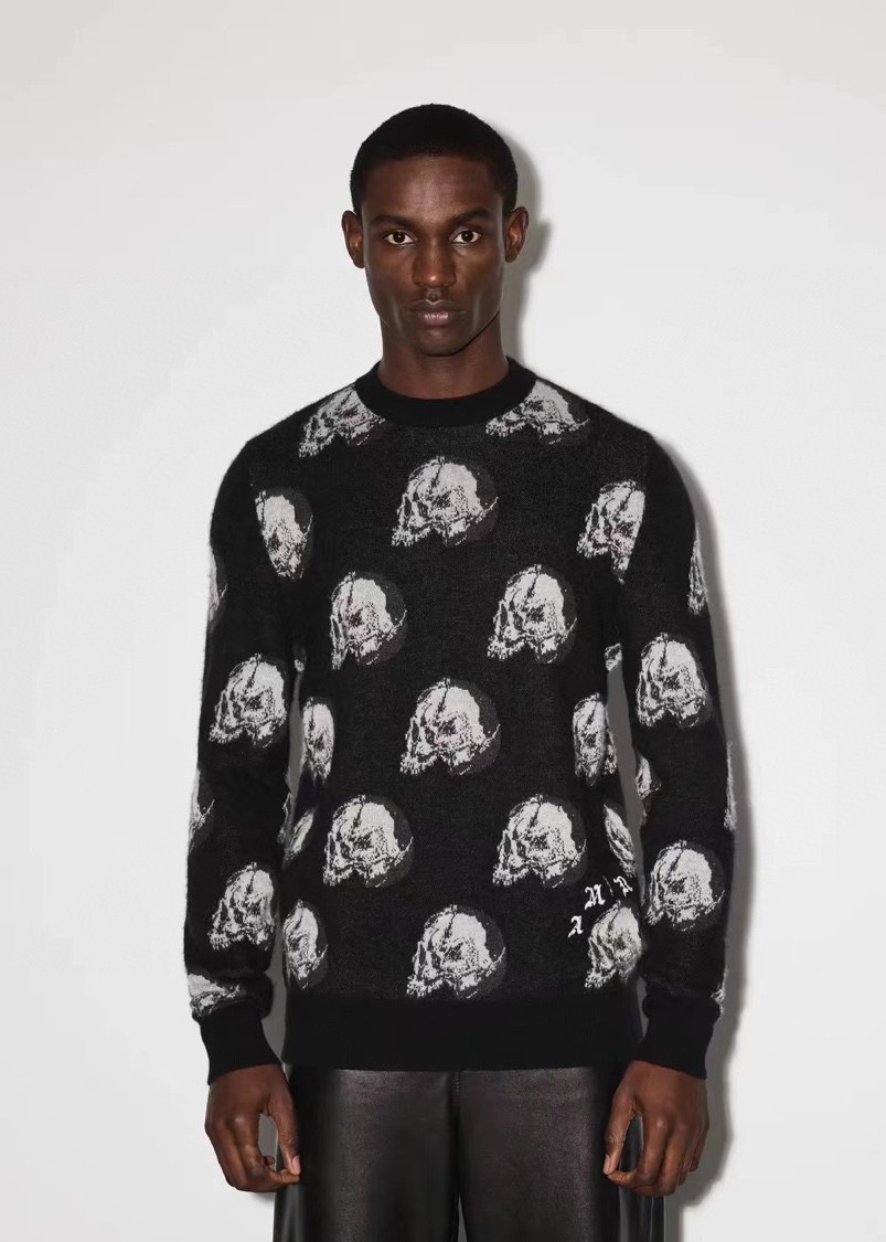 2023 AR Designer men's sweater warm wool underwear pullover men's top in autumn and winter, Black
2023 AR Designer men's sweater warm wool underwear pullover men's top in autumn and winter, Black
