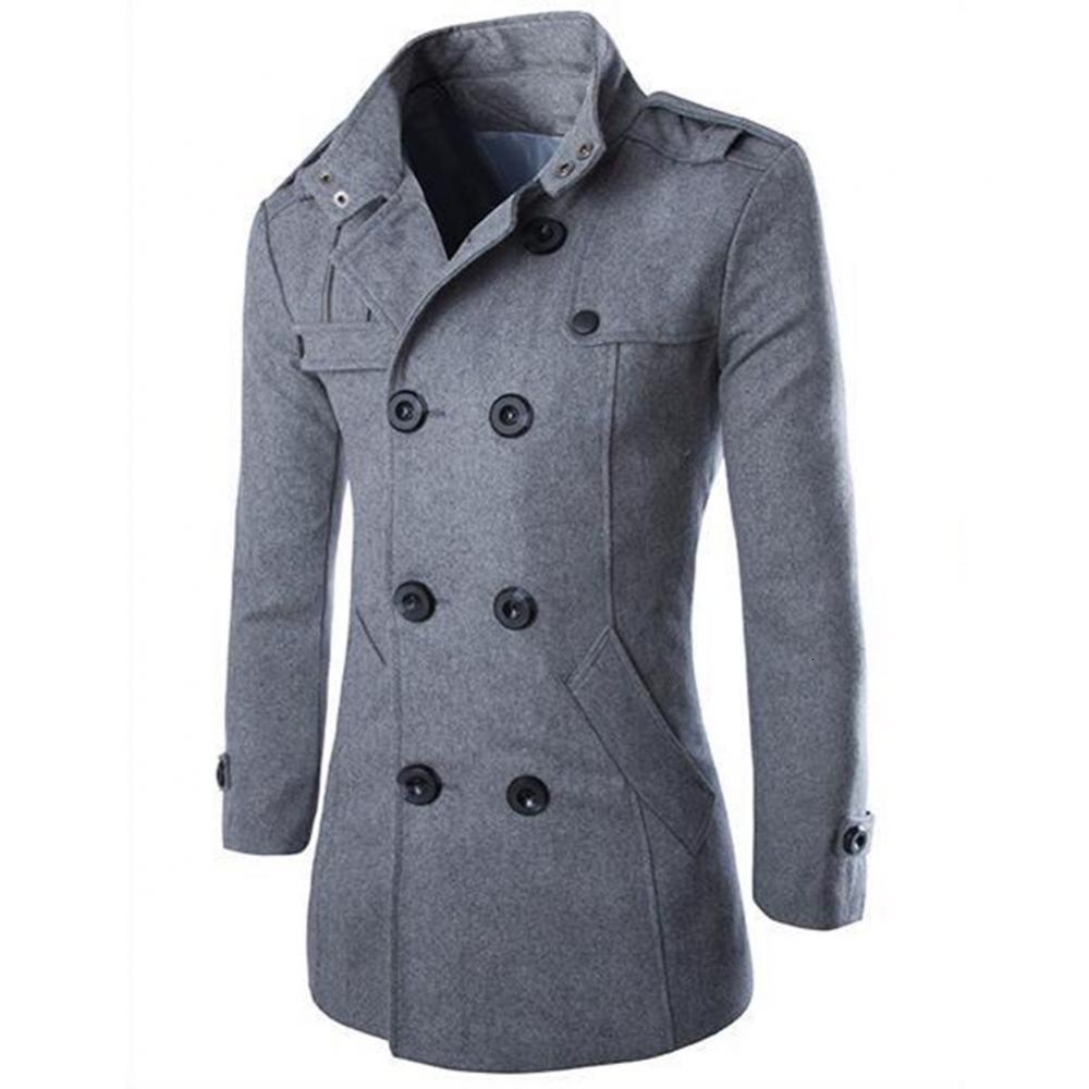 Men's Wool Blends Stylish Winter Solid Coats Fashion Brand Long Coat Double Collar Thick Overcoat Male 221206, Camel
Men's Wool Blends Stylish Winter Solid Coats Fashion Brand Long Coat Double Collar Thick Overcoat Male 221206, Camel