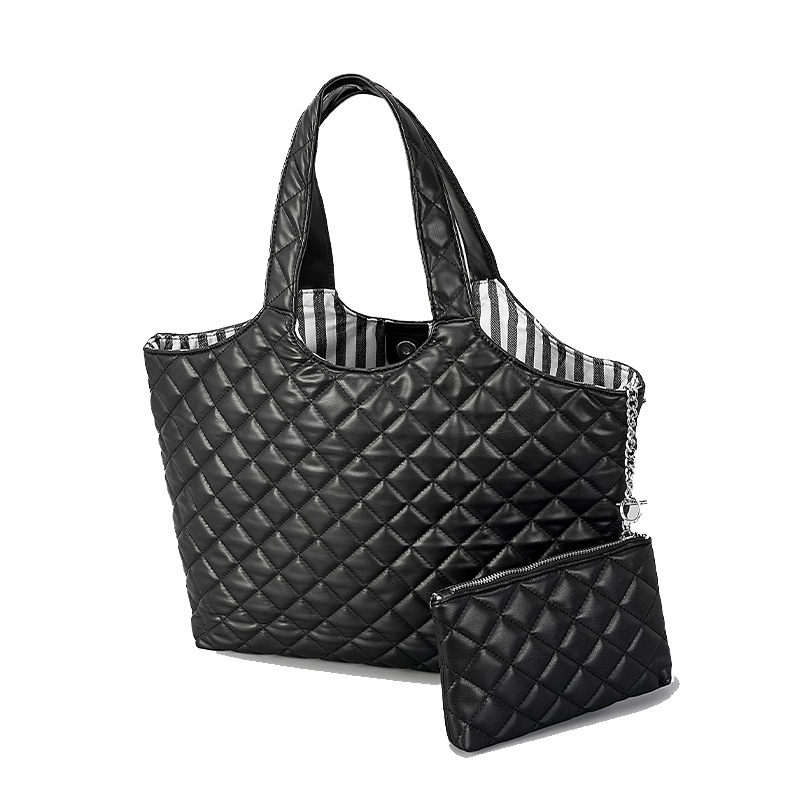 Fashion Lingge Quilted Women Shoulder Bags Designer Lady Handbags Luxury Soft Pu Leather Hand Bag Large Tote Female Purses 2023, Dark blue
Fashion Lingge Quilted Women Shoulder Bags Designer Lady Handbags Luxury Soft Pu Leather Hand Bag Large Tote Female Purses 2023, Dark blue
