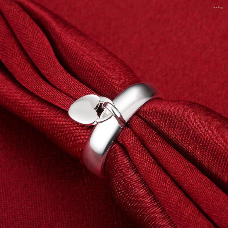 Wedding Rings 925 Color Silver Romantic Heart Lock Couple Ring Size 6/7/8/9/10 Fashion LOVE Party Holiday Gifts Brands Fine Jewelry
Wedding Rings 925 Color Silver Romantic Heart Lock Couple Ring Size 6/7/8/9/10 Fashion LOVE Party Holiday Gifts Brands Fine Jewelry
