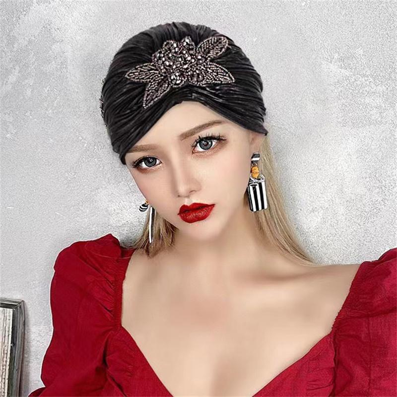 Ethnic Clothing Women Flower Beading Turban Hat Muslim Headwear Ruffle Jewelry Headscarf Bonnet Cancer Chemo Cap Beanie Hair Accessories
Ethnic Clothing Women Flower Beading Turban Hat Muslim Headwear Ruffle Jewelry Headscarf Bonnet Cancer Chemo Cap Beanie Hair Accessories