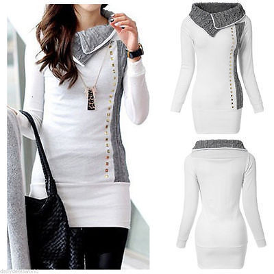 Women s Sweaters Casual Women Winter Autumn Long Sleeve Pullover Jacket Sweater Coat Hooded Jumper Tops White High Collar 221206
Women s Sweaters Casual Women Winter Autumn Long Sleeve Pullover Jacket Sweater Coat Hooded Jumper Tops White High Collar 221206
