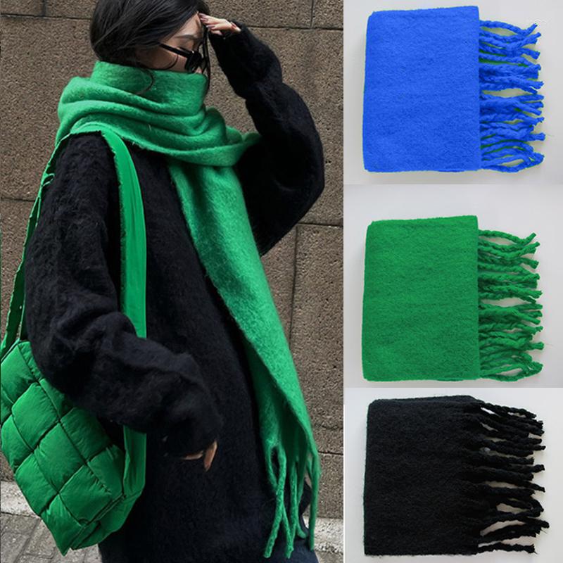 Scarves Autumn Winter Women Thicken Scarf Solid Color Wide Warm Tassel Long Shawl And Wraps Fashion Accessary Blanket
Scarves Autumn Winter Women Thicken Scarf Solid Color Wide Warm Tassel Long Shawl And Wraps Fashion Accessary Blanket