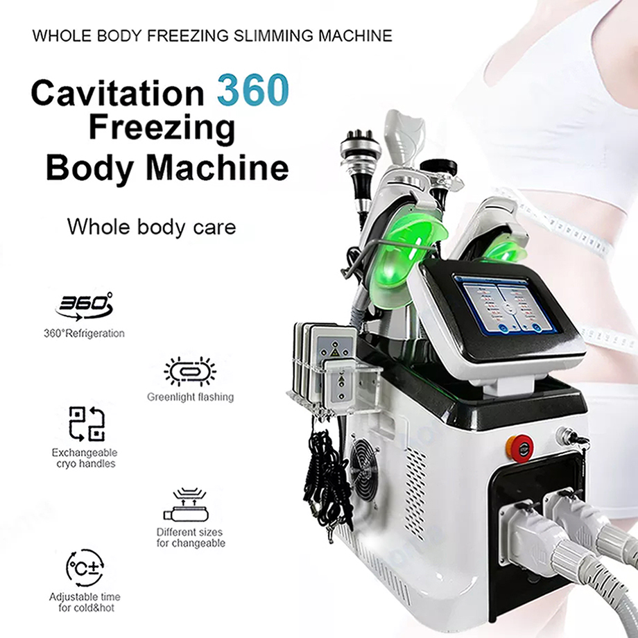 Salon Slimming Lipo Laser 40K Cavitation Body RF Face RF Cryolipolysis Fat Freezing Machine 360
Salon Slimming Lipo Laser 40K Cavitation Body RF Face RF Cryolipolysis Fat Freezing Machine 360
