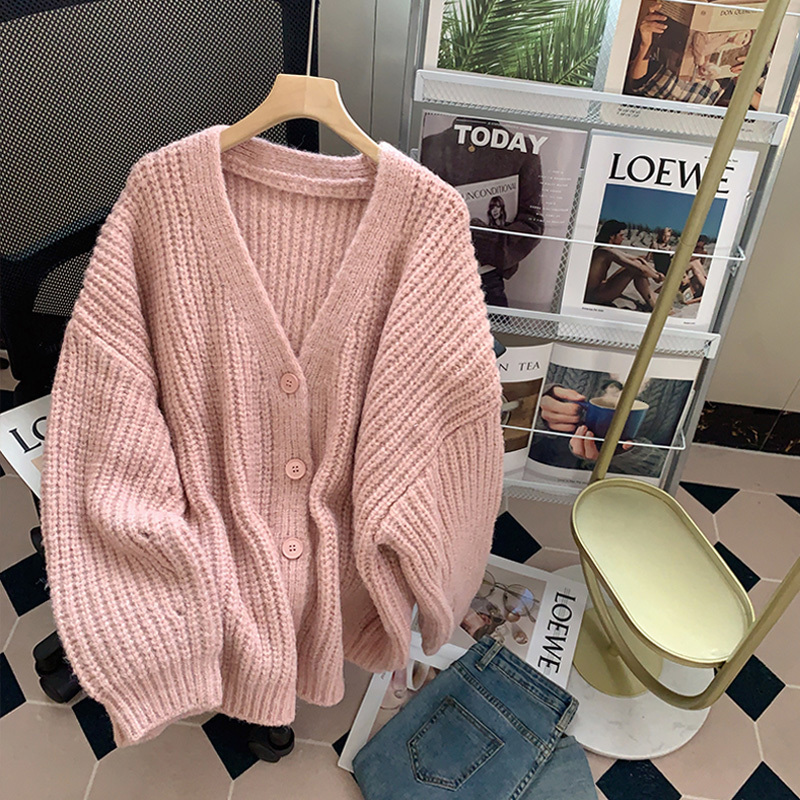 Women Knits Tees High Quality Overszied Cardigan Solid Vintage Knitted Coats Puff Sleeve Sweater Autumn Winter Women Jackets 221206, Yellow
Women Knits Tees High Quality Overszied Cardigan Solid Vintage Knitted Coats Puff Sleeve Sweater Autumn Winter Women Jackets 221206, Yellow