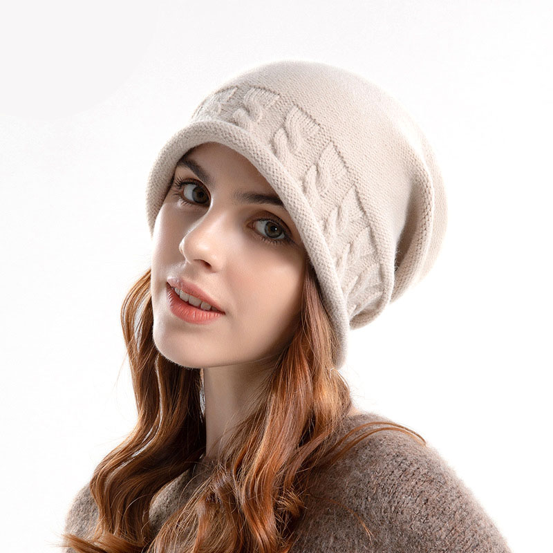 Pullover knitted heaped hat drawcord crimped warm hat women's big head enclosure ear cold hats, Black
Pullover knitted heaped hat drawcord crimped warm hat women's big head enclosure ear cold hats, Black
