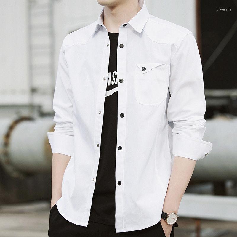 Men's Dress Shirts Autumn Solid Color Long Sleeve Shirt Men's Korean Style Slim Business Casual Streetwear Social Party 2023 V48, Junlv
Men's Dress Shirts Autumn Solid Color Long Sleeve Shirt Men's Korean Style Slim Business Casual Streetwear Social Party 2023 V48, Junlv
