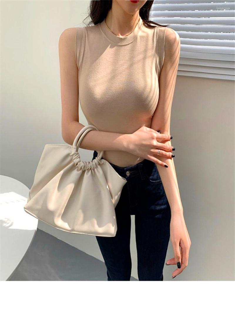 Women' T Shirts 2022 Sexy Female Goth Vest T-shirt For Women Fashion O-neck Slim Top Sleeveless Solid Basic Tanks Tops, White
Women' T Shirts 2022 Sexy Female Goth Vest T-shirt For Women Fashion O-neck Slim Top Sleeveless Solid Basic Tanks Tops, White