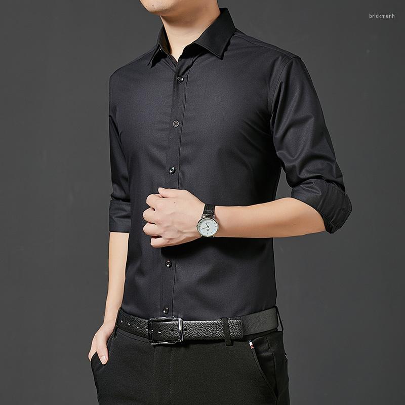 Men's Dress Shirts Style British Solid Long Sleeve Top Men Clothing Spring Autumn 2022 Slim Fit Business Casual Formal Wear Blouses W459, Huise
Men's Dress Shirts Style British Solid Long Sleeve Top Men Clothing Spring Autumn 2022 Slim Fit Business Casual Formal Wear Blouses W459, Huise