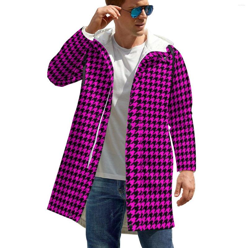 Men' Trench Coats Black Pink Houndstooth Windbreak Man Retro Print Long Modern Design Winter Jackets Casual Windproof Clothes Plus Size, Style-10
Men' Trench Coats Black Pink Houndstooth Windbreak Man Retro Print Long Modern Design Winter Jackets Casual Windproof Clothes Plus Size, Style-10