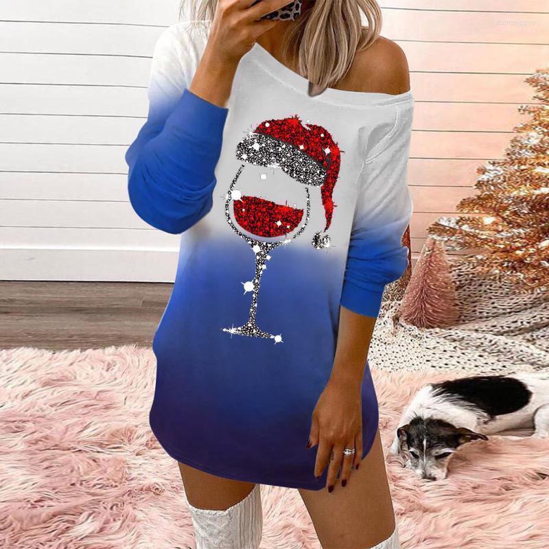 Casual Dresses Autumn And Winter Dress Gradient Christmas Womens Fashion O-Neck Off-Shoulder Sweatshirts Jurken Zomer, Black a
Casual Dresses Autumn And Winter Dress Gradient Christmas Womens Fashion O-Neck Off-Shoulder Sweatshirts Jurken Zomer, Black a