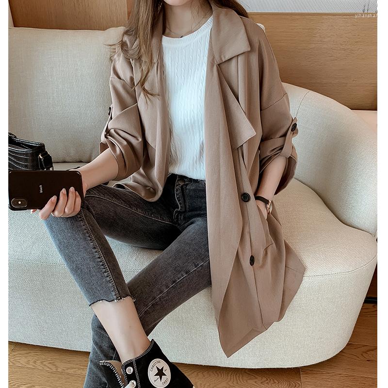 Women' Trench Coats Windbreaker Women' Jacket Mid-Length 2022 Spring Korean British Style Loose Thin Woman Clothes Casual, Gray
Women' Trench Coats Windbreaker Women' Jacket Mid-Length 2022 Spring Korean British Style Loose Thin Woman Clothes Casual, Gray