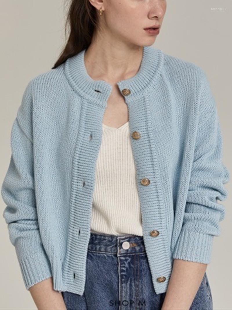 Women' Knits Women Single Breasted Knit Cardigan Solid Color Loose Long Sleeve Female O-neck Straight Sweater Coat 2022 Early Autumn, White
Women' Knits Women Single Breasted Knit Cardigan Solid Color Loose Long Sleeve Female O-neck Straight Sweater Coat 2022 Early Autumn, White