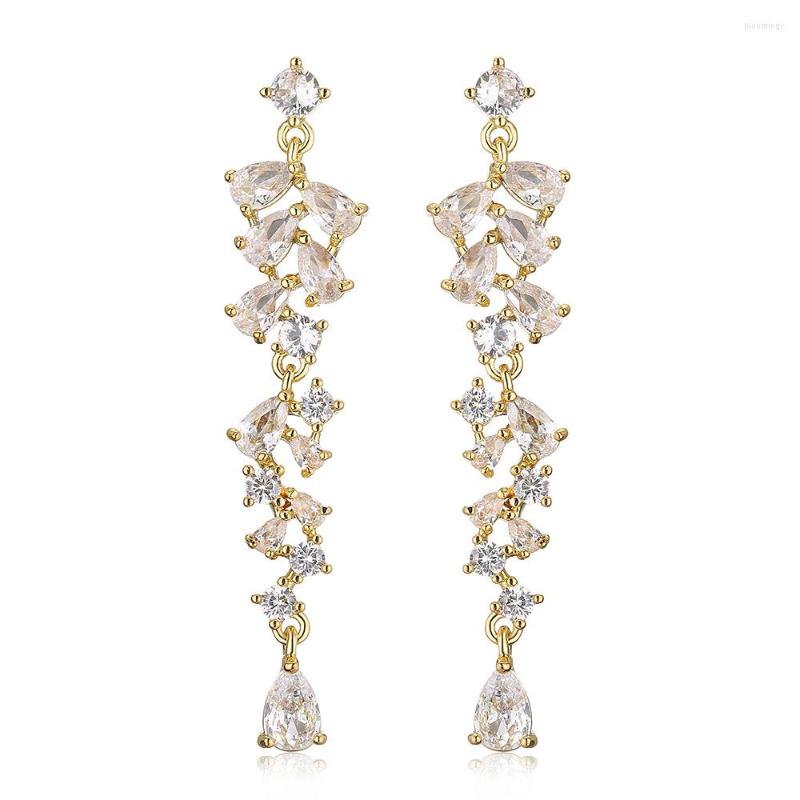Stud Earrings WOMEN STATEMENT CZ LADIES WATER DROP PENDANT EAR LONG FRINGE CUBIC ZIRCONIA EARRING DELICATE JEWELRY
Stud Earrings WOMEN STATEMENT CZ LADIES WATER DROP PENDANT EAR LONG FRINGE CUBIC ZIRCONIA EARRING DELICATE JEWELRY