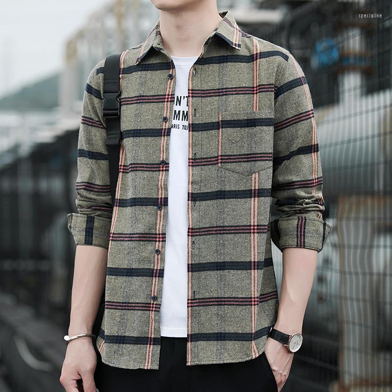 Men's Casual Shirts Leisure Spring And Autumn Men's Shirt Plaid Long Sleeve Fashion Trend Top Personalized Wear
Men's Casual Shirts Leisure Spring And Autumn Men's Shirt Plaid Long Sleeve Fashion Trend Top Personalized Wear