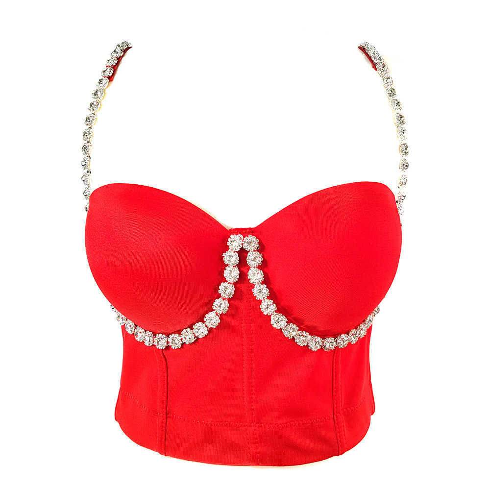 Sexy hot girls fish bone suspenders wearing large open back women's clothing with nail beads wrapped around the chest nightclub party, White5
Sexy hot girls fish bone suspenders wearing large open back women's clothing with nail beads wrapped around the chest nightclub party, White5
