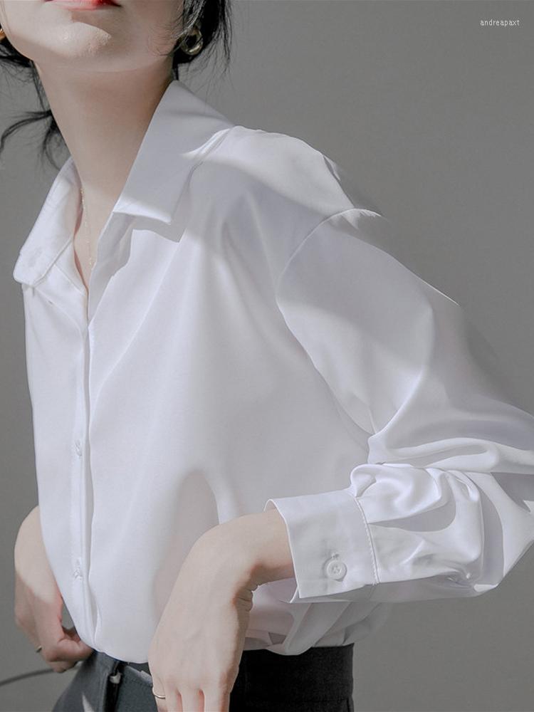 Women' Blouses Spring Summer Solid White Shirt Women' Korean Fashion Chiffon Texture Loose Top Long-sleeved Camisas Mujer Ladies Tops
Women' Blouses Spring Summer Solid White Shirt Women' Korean Fashion Chiffon Texture Loose Top Long-sleeved Camisas Mujer Ladies Tops