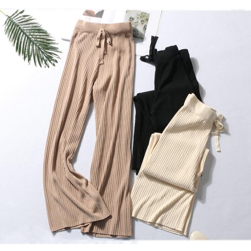Women's Pants 2022 Spring Autumn High Waist Knitting Wide Leg Women Casual Loose Drawstring Ankle-Length Sashes Trousers Mw605, Beige
Women's Pants 2022 Spring Autumn High Waist Knitting Wide Leg Women Casual Loose Drawstring Ankle-Length Sashes Trousers Mw605, Beige