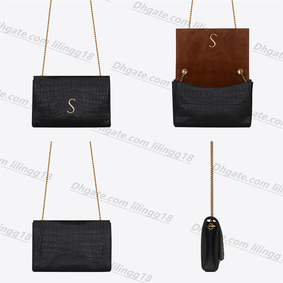 Hig hquality KATE suede and leather shoulder bags chain Crossbody purse fashion Double sided Luxury designer totes cowhide presbyopic holder handbags Clutch Bags, Black leather
Hig hquality KATE suede and leather shoulder bags chain Crossbody purse fashion Double sided Luxury designer totes cowhide presbyopic holder handbags Clutch Bags, Black leather