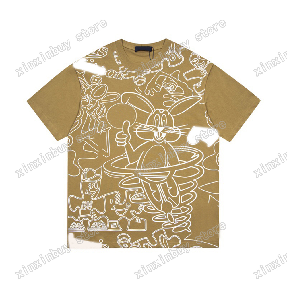 xinxinbuy Men designer Tee t shirt paris California Rabbit pattern print short sleeve cotton women Apricot white black XS-2XL, 01
xinxinbuy Men designer Tee t shirt paris California Rabbit pattern print short sleeve cotton women Apricot white black XS-2XL, 01