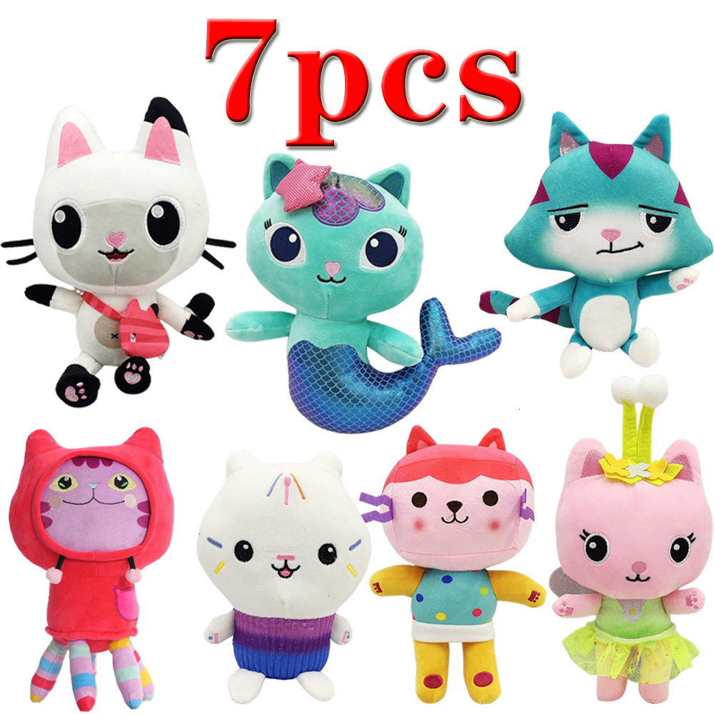 Plush Dolls Gabby Dollhouse Toys Kawaii Mercat Cute Stuffed Animals Mermaid Cat Doll House ie Kids Birthday Christmas Gifts 221207, A7
Plush Dolls Gabby Dollhouse Toys Kawaii Mercat Cute Stuffed Animals Mermaid Cat Doll House ie Kids Birthday Christmas Gifts 221207, A7