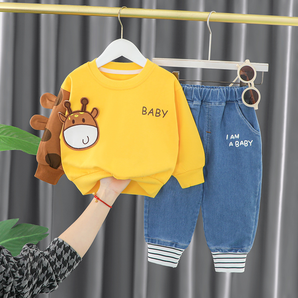 Boys Baby Clothing Spring Girls T Shirt Jeans 2 Pcs Suit Cartoon Kids Casual Clothes Toddler Infant Outfit Sets for 1-4 Years, Pink
Boys Baby Clothing Spring Girls T Shirt Jeans 2 Pcs Suit Cartoon Kids Casual Clothes Toddler Infant Outfit Sets for 1-4 Years, Pink