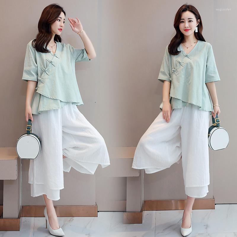 Ethnic Clothing Chinese Style Vintage Hanfu Traditional For Women Tang Suit Linen Shirts Tai Chi Uniform Breathable Blouse Clothes
Ethnic Clothing Chinese Style Vintage Hanfu Traditional For Women Tang Suit Linen Shirts Tai Chi Uniform Breathable Blouse Clothes