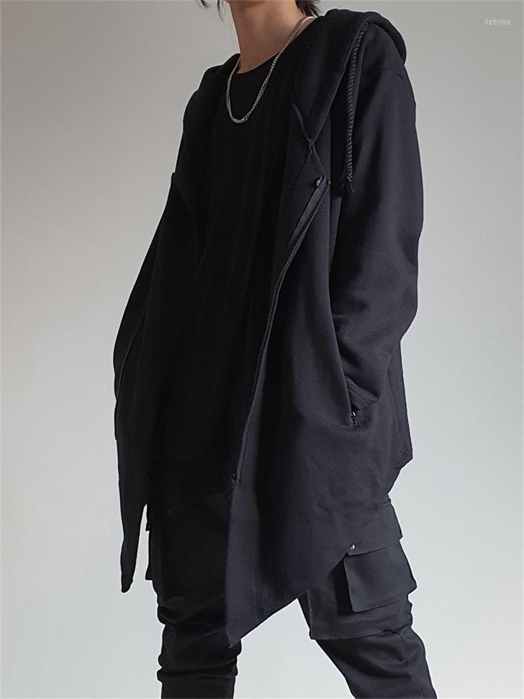 Men' Trench Coats Men Spring And Autumn Personality Irregular Medium Long Solid Color Casual Zipper Large Size Coat, Black
Men' Trench Coats Men Spring And Autumn Personality Irregular Medium Long Solid Color Casual Zipper Large Size Coat, Black