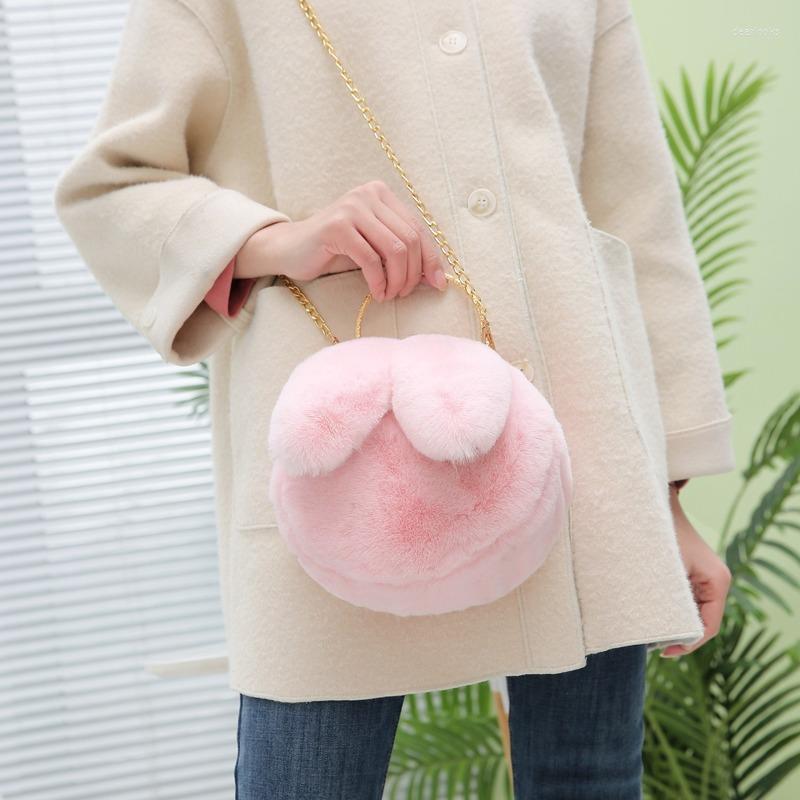 Evening Bags Women Plush Mini Shoulder Bag Female Messenger Purses Soft Ears Crossbody For Sac A Main, Grey 
Evening Bags Women Plush Mini Shoulder Bag Female Messenger Purses Soft Ears Crossbody For Sac A Main, Grey