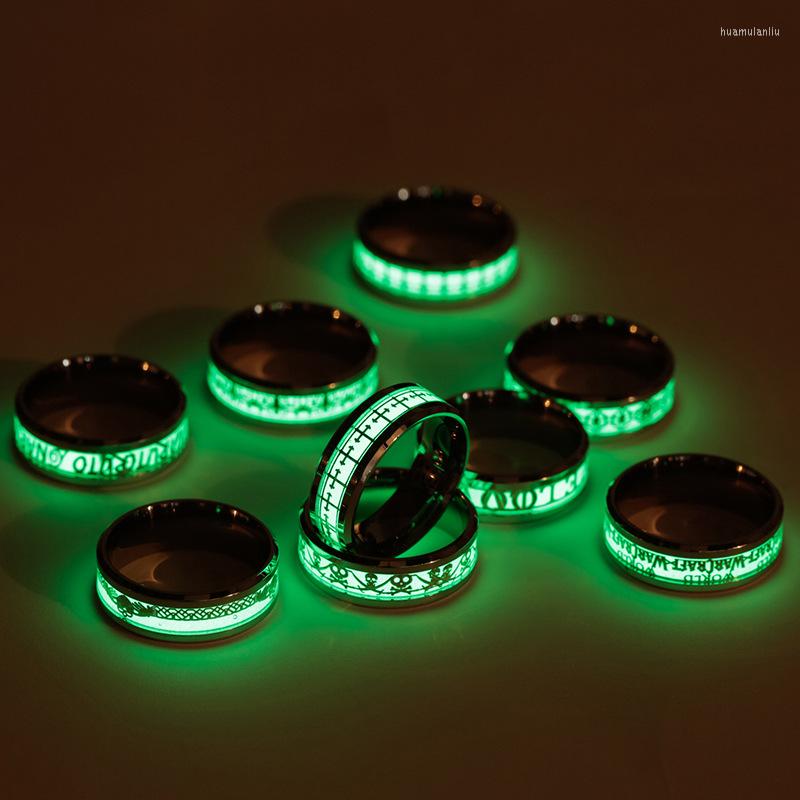 Wedding Rings Retro Luminous Men Ring Stainless Steel Halloween Game Men's Jewelry For Women Metal Material Bijoux Wholesale
Wedding Rings Retro Luminous Men Ring Stainless Steel Halloween Game Men's Jewelry For Women Metal Material Bijoux Wholesale