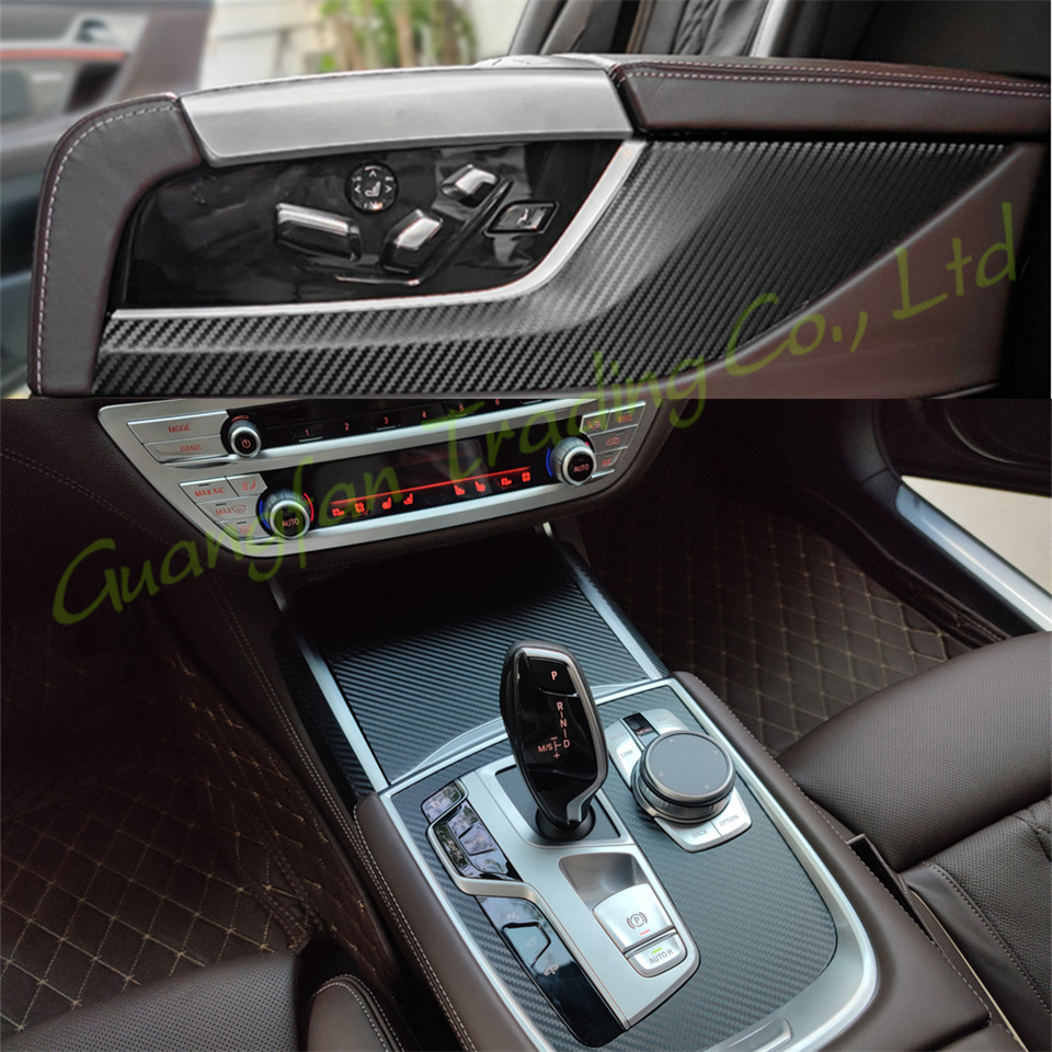 For BMW 7 Series G11 G12 2016-2021 Interior Central Control Panel Door Handle Carbon Fiber Sticker Decals Car styling Accessorie, Left hand drive
For BMW 7 Series G11 G12 2016-2021 Interior Central Control Panel Door Handle Carbon Fiber Sticker Decals Car styling Accessorie, Left hand drive