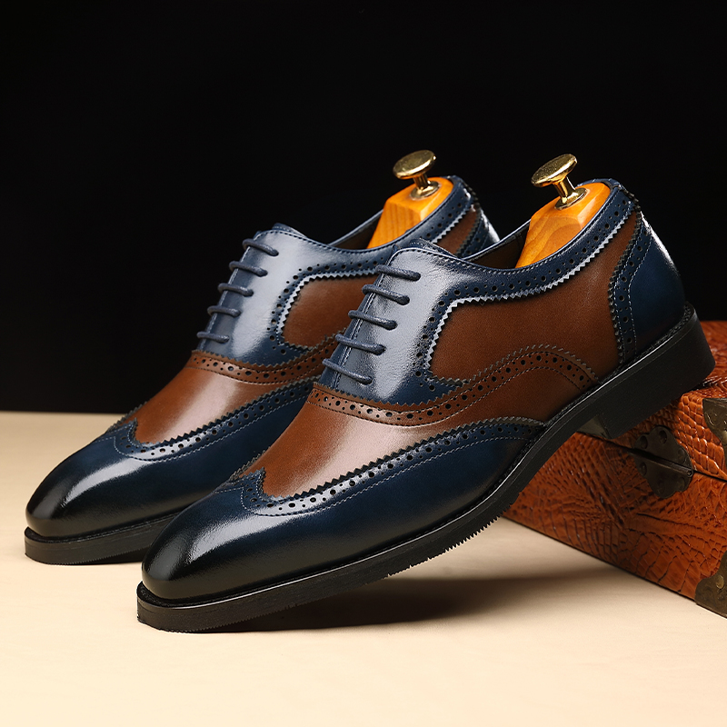 New Arrival British Men's Blue With Brown Mixed Oxford Shoes Moccasins Wedding Prom Homecoming Party Footwear Zapatos Hombre, A3
New Arrival British Men's Blue With Brown Mixed Oxford Shoes Moccasins Wedding Prom Homecoming Party Footwear Zapatos Hombre, A3